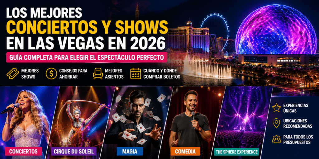 Los Mejores Conciertos y Shows en Las Vegas