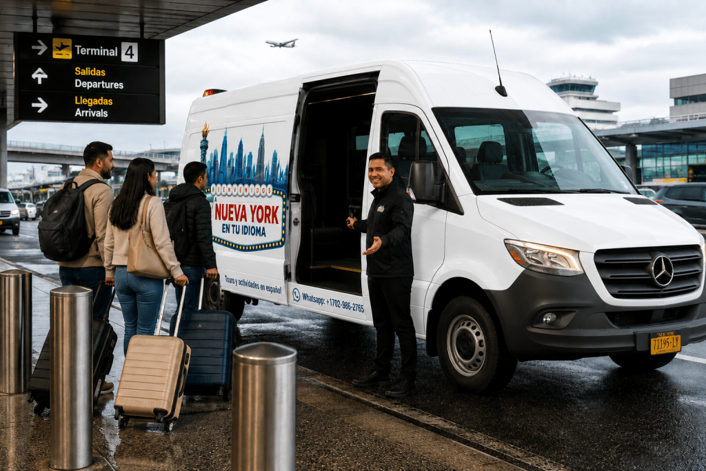 Transportación de entrada y salida de nueva york