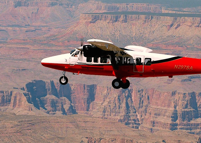 Avioneta al Gran Cañón + Skywalk, Helicóptero y Paseo en Bote