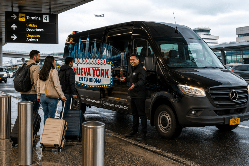 Transportación de entrada y salida de nueva york