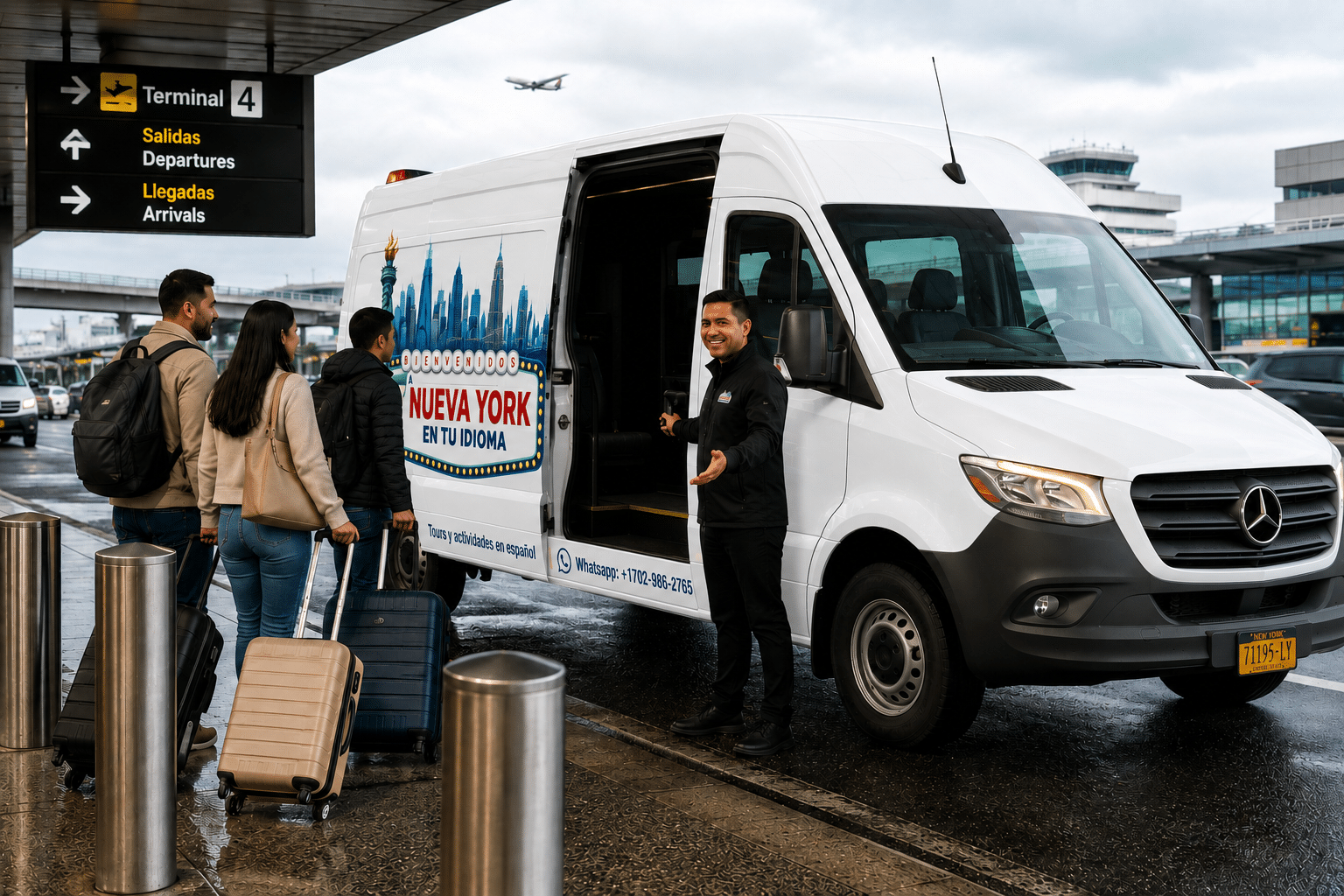 Transportación de entrada y salida de nueva york